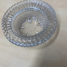 Antique Cricklite S Clarke  Glass Fairy Lamp Base  Diamond Point