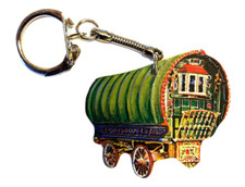 Gypsy caravan keyring - gypsy, bowtop