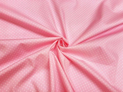 Polka dot cotton fabric - cotton, 2mm