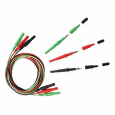 Electrical Test Lead Kit Black/Green/Red Probe for Megger LDM-305