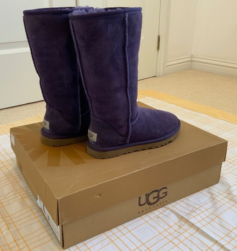 Ugg purple suede sheep - suede,, wool
