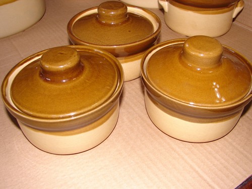 Three green brown - green, soup