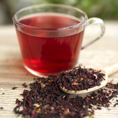 Hibiscus herbal tea - hibiscus,