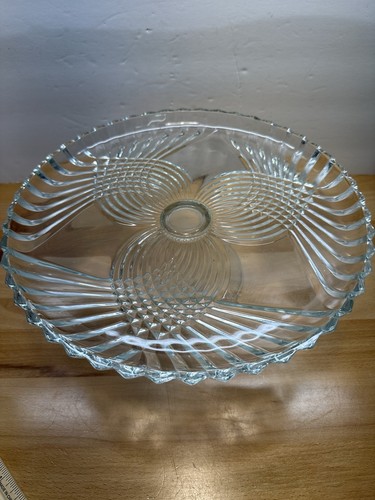 Vintage glass cake - vintage, stand