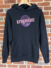 Trapstar Globe RARE Black Hoodie Heavyweight  - Medium - SUPERB Condition