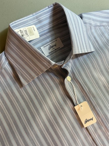 Nwt brioni cotton dress shirt - cotton,