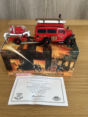 Matchbox fire yfe18 1950 - matchbox,