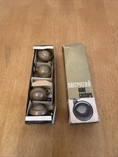 NOS Shepherd No 45 Brown 2" Mini Casters Set/4 by Kenrick Made in England