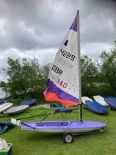 PURPLE SAILING DINGHY - used 