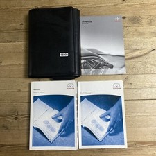 09-15 TOYOTA AVENSIS OWNERS MANUAL HANDBOOK + NAVIGATION & WALLET 2010 Re15909