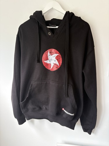 Maximuscle black hooded top - maximuscle,