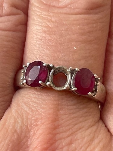 Vintage sterling silver - vintage, garnet