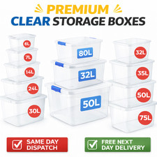 Clear Plastic Storage Box