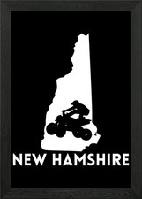 Quad Bike Framed Wall Art