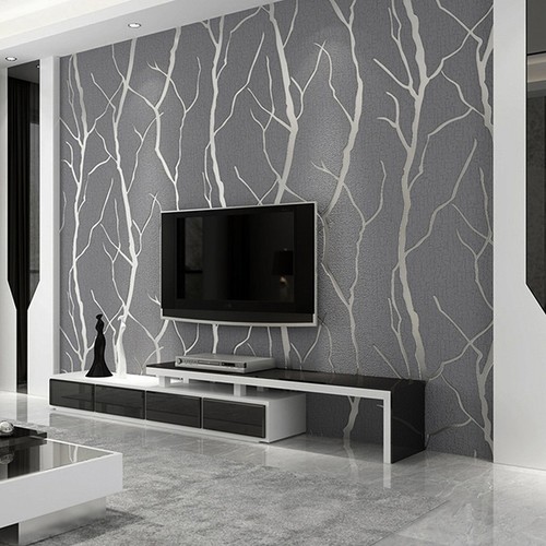 Damask effect wallpaper - wallpaper, 3d
