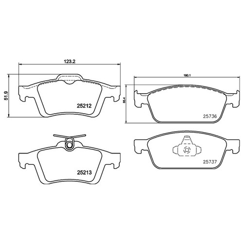 Don front rear - don, fits