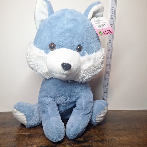 Plush blue white - plush,