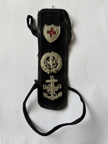 Old boys brigade badges - boys,