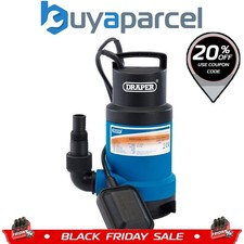 Draper 61621 Submersible Sub Dirty Water Pump with Float Switch 166L/min