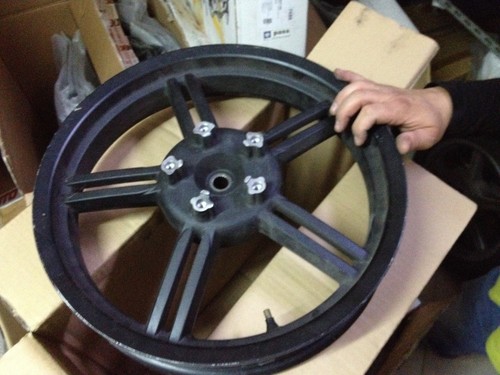 Original rear wheel - wheel, rim