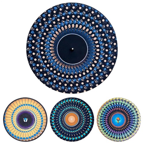 Optical illusion record player - record,