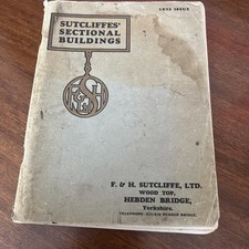 SUTCLIFFES SECTIONAL BUILDING BROCHURE
