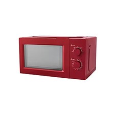 Compact Red Microwave 700W 17L