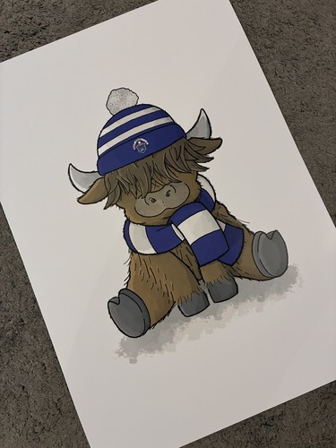 Scotland football art - , print