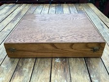 Empty Cutlery Box Canteen Oak