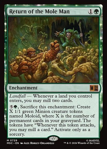 Mtg return the mole man - the,