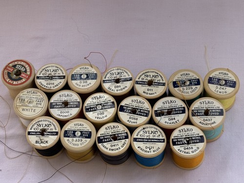 Sylko cotton threads reels - 18,