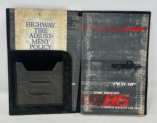 1985 gmc pick owners - owners, manual
