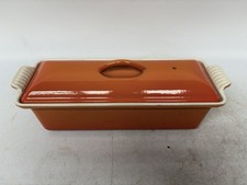Le Creuset Pate Terrine Cast Iron Orange Meat Loaf, Bread Baking 28