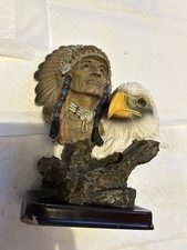 American Indian With Eagle