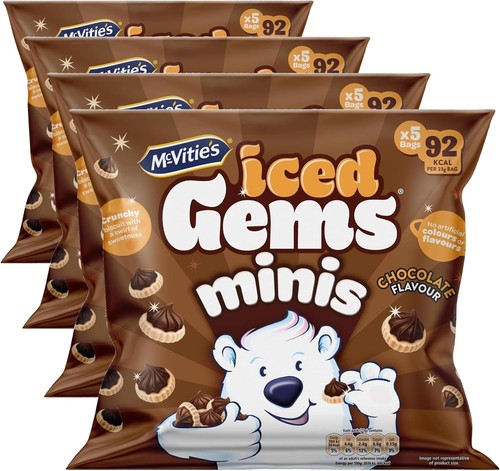Mcvitie iced gems chocolate - iced,
