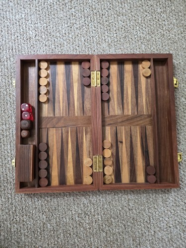 Handmade wooden backgammon - handmade,