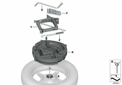 Bracket for spare - for, wheel