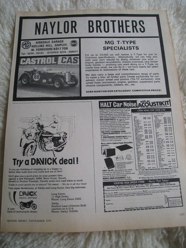 Naylor brothers type - brothers, mg
