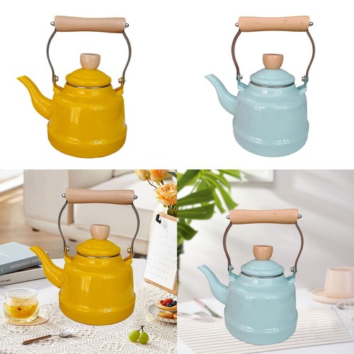 Enamel tea kettle milk - tea,