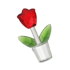 Crystal Glass Tulips Flower