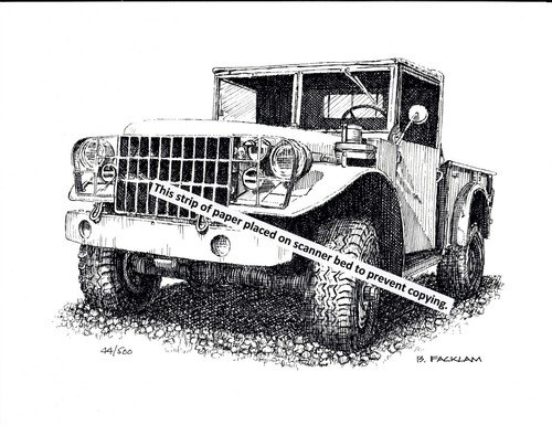 Vintage dodge military truck - military,