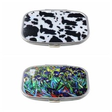 Rectangular Metal Pill Box