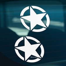 2x US ARMY STARS American