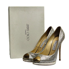 Jimmy Choo Glitter Platform