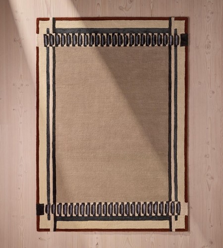 Hand tufted wool rug - rug, 8x10