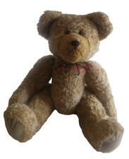 Vintage Jointed Brown Plush Teddy Bear by Kenleys of Dunstable 17"
