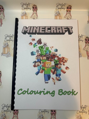 Minecraft colouring book - colouring,