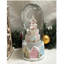 Wind Up Musical Pastel Houses