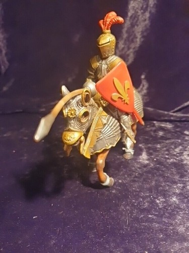 Schleich knight horse red - horse.,