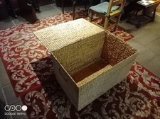John Lewis Water Hyacinth Storage Trunk (2 available) - price is per one basket